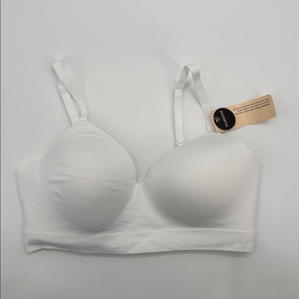 Seamless White Bra